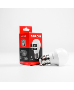 LED лампа ETRON Light 1-ELP-045 G45 6W 3000K 220V E27