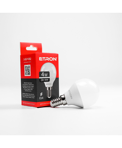 LED лампа ETRON Light 1-ELP-052 G45 4W 4200K 220V E14