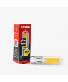 LED лампа ETRON Light 1-ELP-081 G9 Glass 6W 3000K 220V