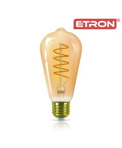 Світлодіодна філаментна лампа ETRON Filament ST64 Vintage 7W E27 2700K золото