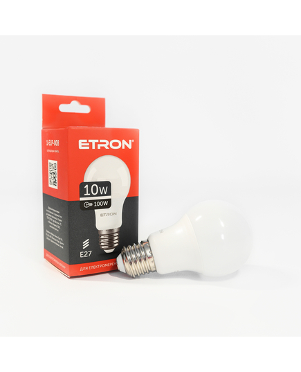 Світлодіодна LED лампа ETRON 10W A60 4200K E27 денне світло
