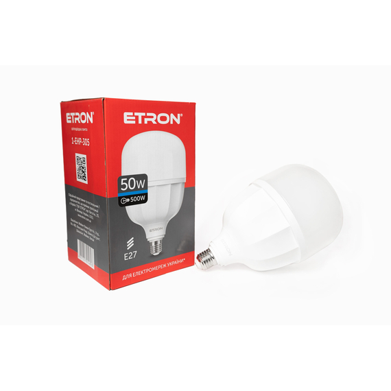 LED лампа ETRON High Power 1-EHP-305 T140 50W 6500K 220V E27