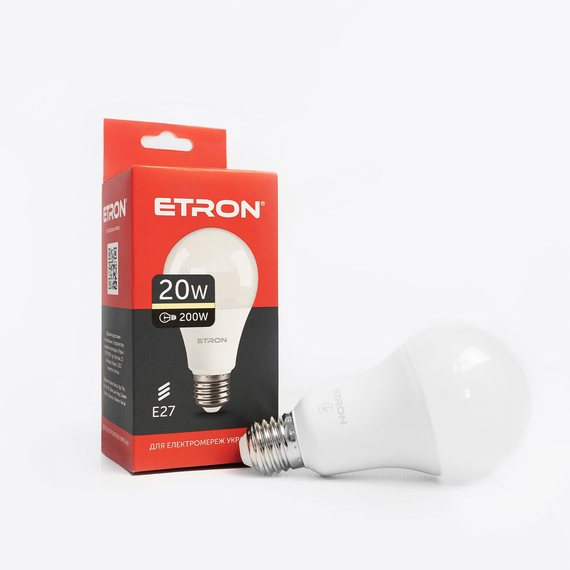 LED лампа ETRON Light 1-ELP-001 A70 20W 3000K E27