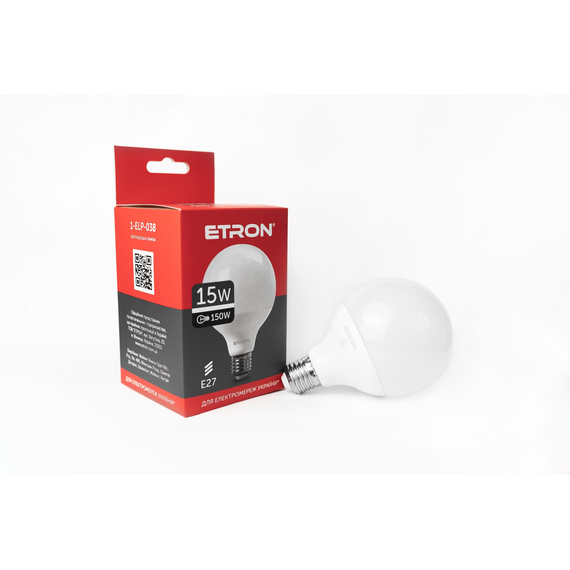 LED лампа ETRON Light 1-ELP-038 G95 15W 4200K 220V E27