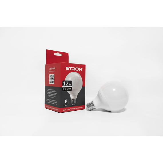 LED лампа ETRON Light 1-ELP-040 G95 12W 4200K 220V E27
