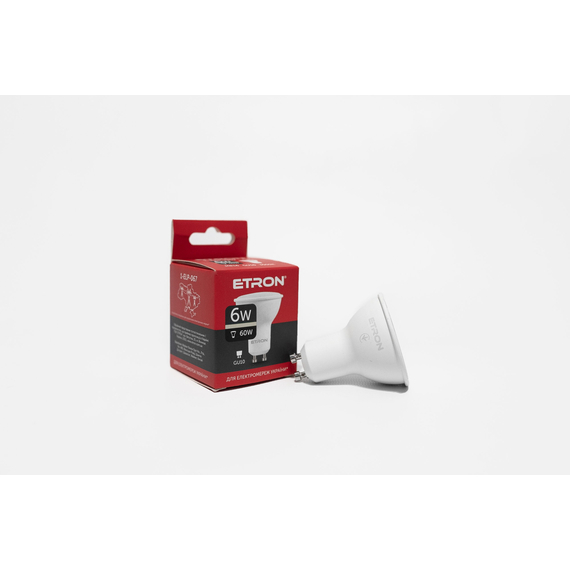 LED лампа ETRON Light 1-ELP-067 MR16 6W 3000K 220V GU10