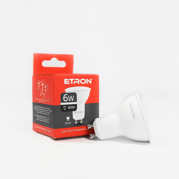LED лампа ETRON Light 1-ELP-068 MR16 6W 4200K 220V GU10