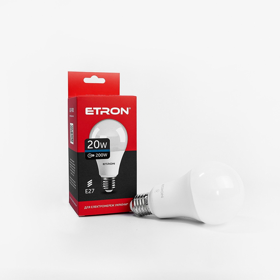 LED лампа ETRON Light 1-ELP-091 A70 20W 6500K E27