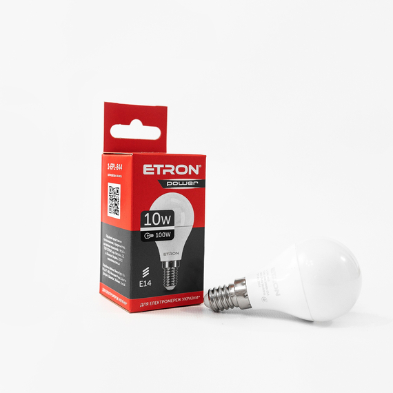 LED лампа ETRON Power Light 1-EPL-844 G45 10W 4200K 220V E14