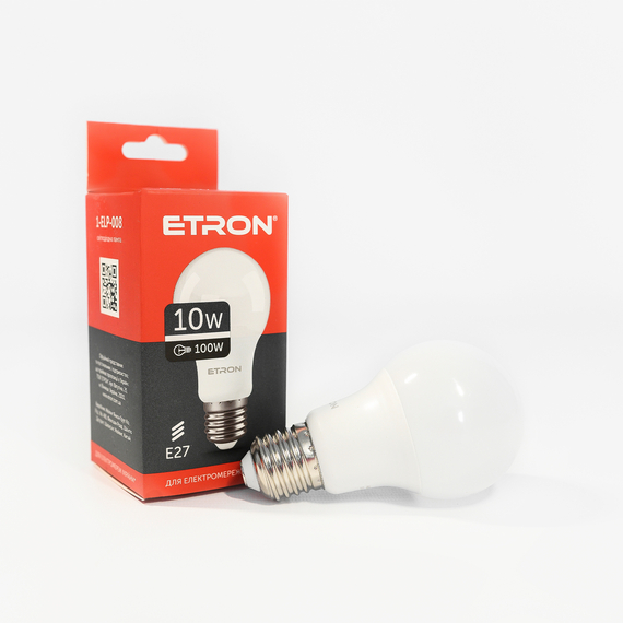 Світлодіодна LED лампа ETRON 10W A60 4200K E27 денне світло