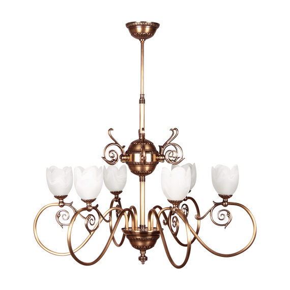 Chandeliers Fabrika Svitla Zolotij dosh 018,6,1