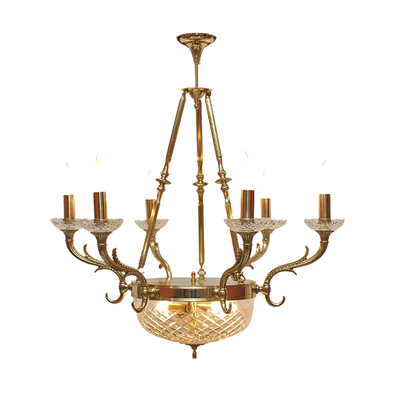 Chandeliers Fabrika Svitla Sinevir 57,(6+2),1
